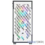 Corsair iCUE 220T White RGB Airflow Tempered Glass Mid-Tower Smart Case - Image 2